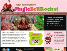 Tablet Screenshot of jinglebellrocks.com